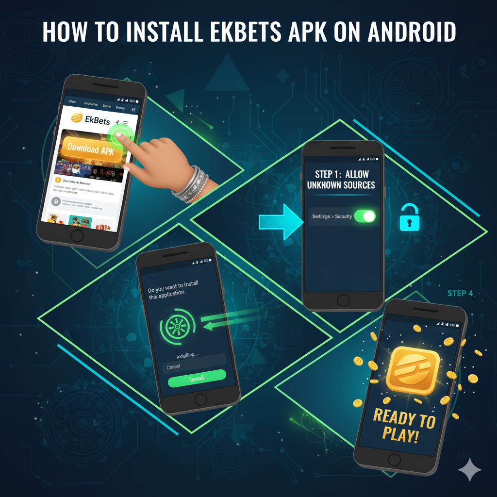 3How to install EkBets apk on Android
